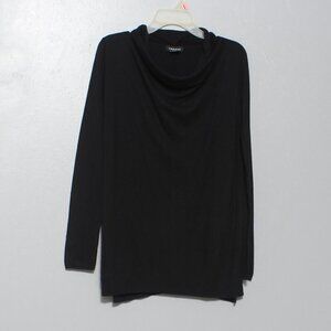 Trouvé viscose blend cowl neck long sleeve tunic sweater